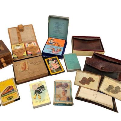 Collection Vintage Playing Cards: Pin-up Girls, Hunting Dogs, Vegas Showgirls