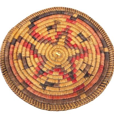 Large Native American Navajo Wedding Basket 