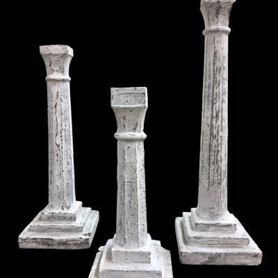 Tiered French Architectural Pillars