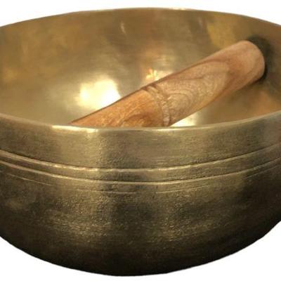 Antique Tibetan Singing Bowl Set