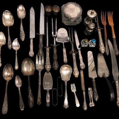 Collection Sterling Silver Articles & Flatware