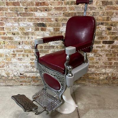 Antique Barber Chair THEO. A. KOCHS Co.