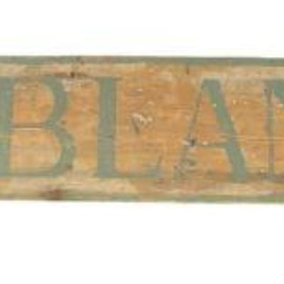 Large Antique HORSE BLANKETS Advertising Sign