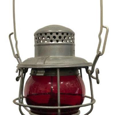 1920s ADLAKE Red Kero Railroad Light