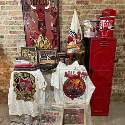 Vintage Chicago Bulls Michael Jordan Memorabilia Collection 