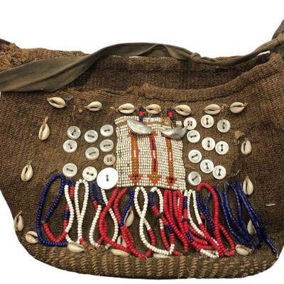 Native American Woven Beaded Bag