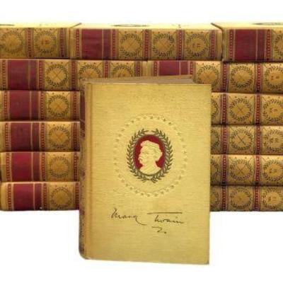 Complete Works of Mark Twain 24 Book Set 