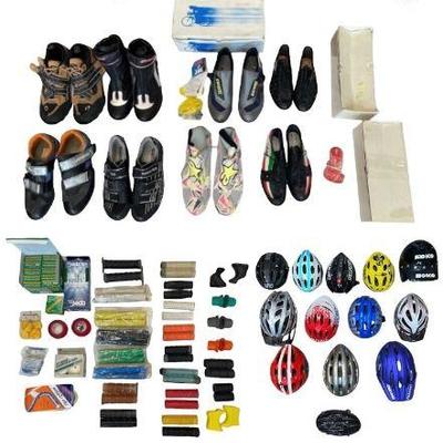 Large Collection Racing Bicycle Shoes, Handlebars, & Accessories CINELLI, SPECIALIZED 