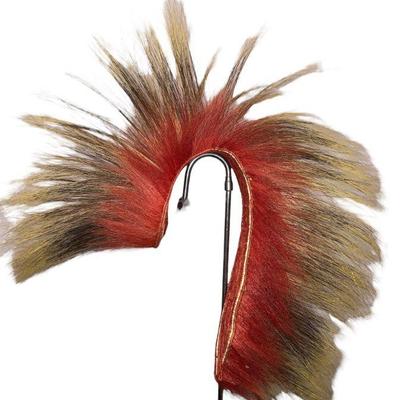 Native American Sioux Porcupine Fur Hair Roach 