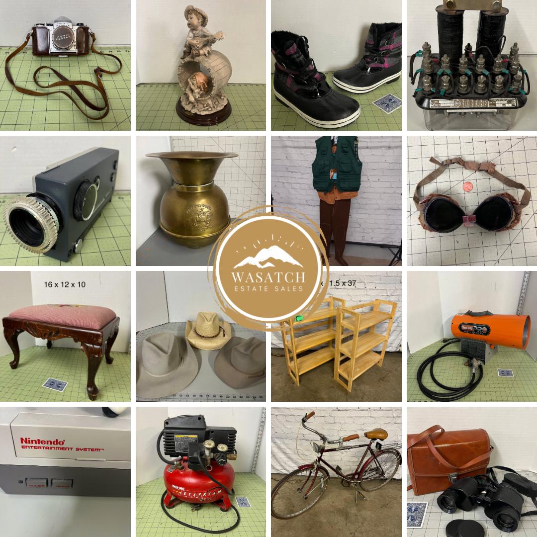 Wasatch Estate Sales’ ONLINE Auction Ends Wednesday (1/3) at 6pm