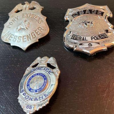 Vintage Police Badges