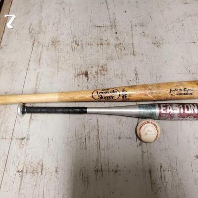 #7144 â€¢ Louisville Slugger Baseball Bat, Easton Baseball Bat, Rawlings Baseball
