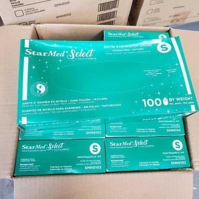 #2768 â€¢ NEW!!! 100 Packs of Small Nitrile Examination Gloves
