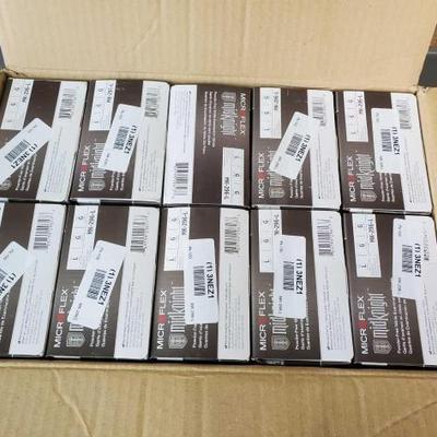 #2762 â€¢ NEW!!! 60 Packs of Large MidKnight Powder-Free Nitrile Examination Gloves
