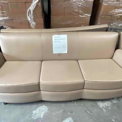 #2530 â€¢ Tan Leather Couch
