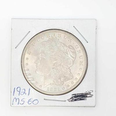 #1314 â€¢ 1921 Morgan Silver Dollar
