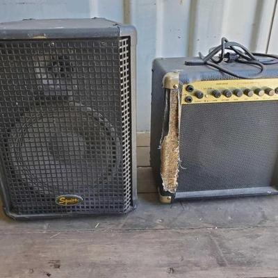 #7664 â€¢ Fender Squire Speaker and CG 20R Speaker
