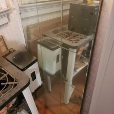 #3552 â€¢ Criss Cross Embedded Mirror
