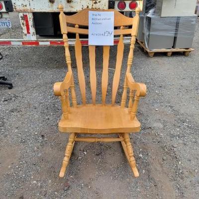 #2920 â€¢ Wooden Rocking Chair
