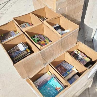 #2732 â€¢ 33 Boxes of Miscellaneous Library Books
