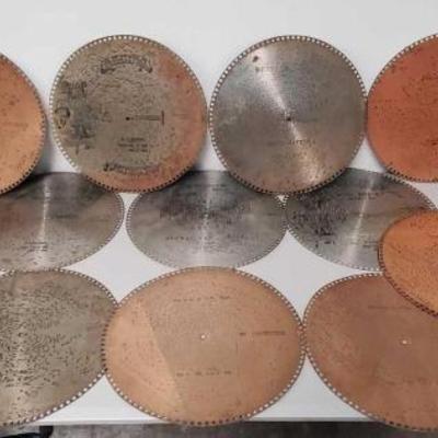 #3206 â€¢ (15)Antique Misic Box Discs
