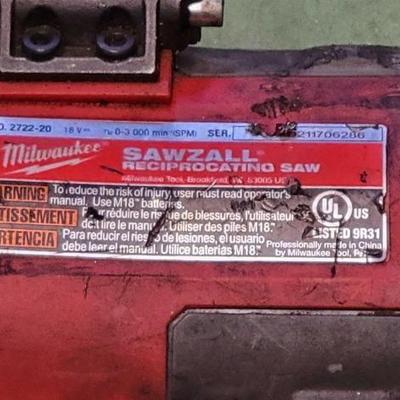 #6102 â€¢ 2 Sawzalls and Hacksaw
