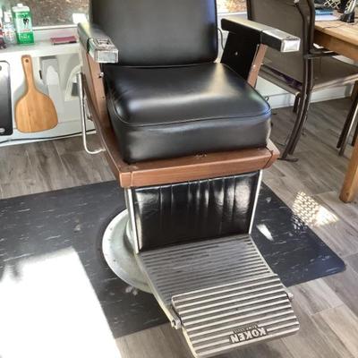 $250 Koken Barbershop chair 