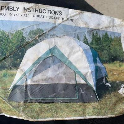 $65 Great Escape tent 