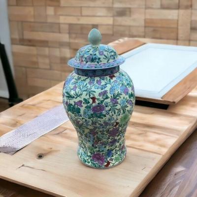 Hand Crafted Ginger Jar with Lid
