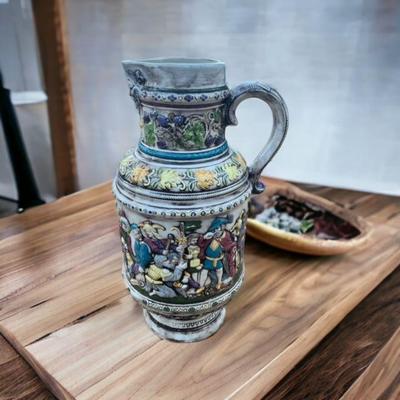 Vintage Hand-painted Pitcher