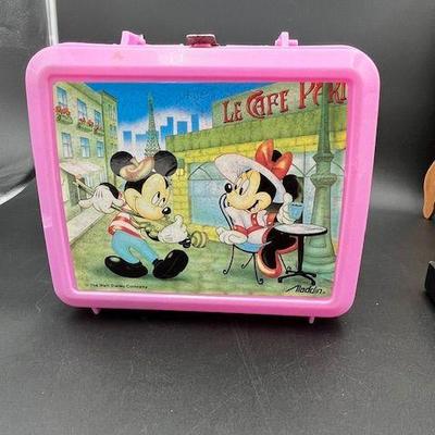 Aladdin Mickey and Minnie Lunchbox with Thermos