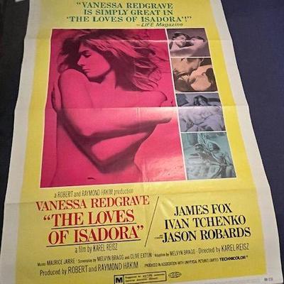 1969 The Loves of Isadora Movie Poster
