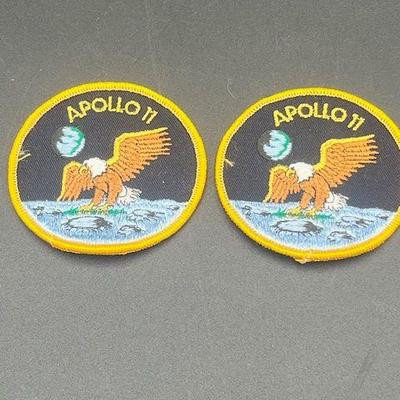 2 Apollo 11 Patches