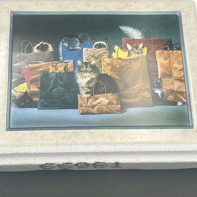 Bradford Exchange Purr-fect Packages Plate