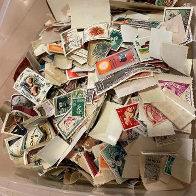 Vintage stamp collection