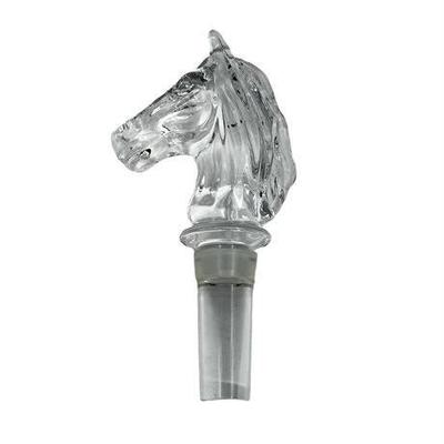 Lot 065 
Waterford Crystal Horse Head Bottle Stopper