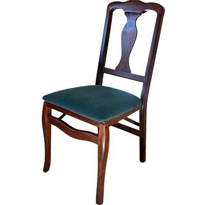 Lot 212   0 Bid(s)
Folding Wood Chairs with Green Seat Set of 2