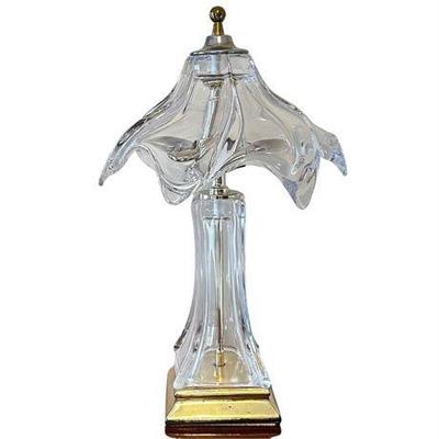 Lot 208   3 Bid(s)
Cofrac Art Verrier Vintage Hand Blown Heavy Crystal and Brass Table Lamp