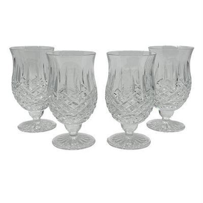 Lot 037  
Waterford Crystal Lismore Footed Juice Glasses, Set of Four