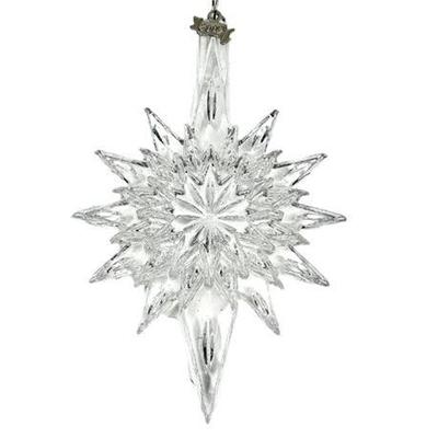 Lot 094  
Waterford Crystal Snowstar Ornament, circa 2009