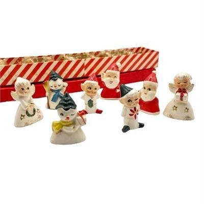 Lot 034   0 Bid(s)
1950s Holt Howard Elves, Santa, Snowman and Angel Figurines Boxed
