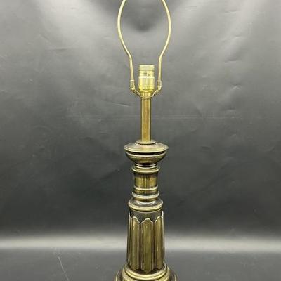 Mid Century Brass Stiffel Lamp, 2/2