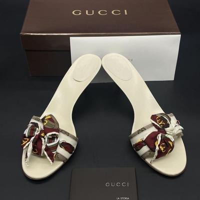 Ladies Gucci Sandals, Size 10, In Factory Box