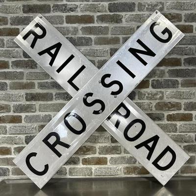 Authentic Railroad Crossing Sign