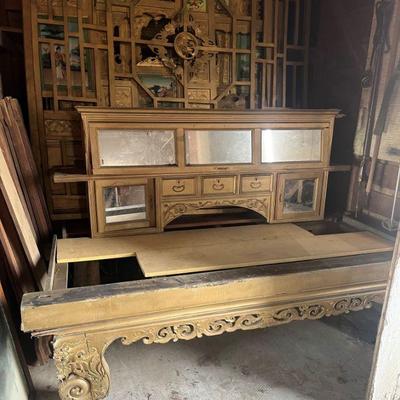 Chinese wedding bed