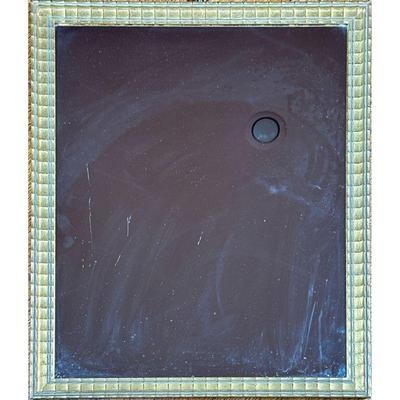 SCALLOPED EDGE WALL MIRROR | Antique gilt frame with newer glass. - w. 20 x h. 26.5 in (frame)

