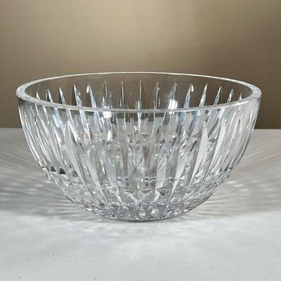 WATERFORD CUT CRYSTAL BOWL | Cut crystal bowl by Waterford, signed on bottom. - h. 4 x dia. 8 in

