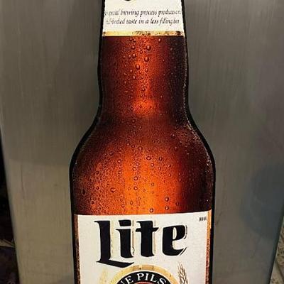 Miller Lite Beer Tin Sign 