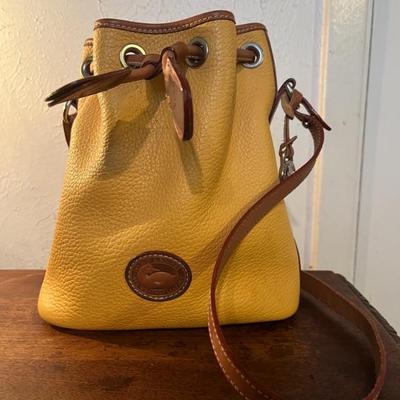 Vintage Dooney & Bourke Small Bucket Shoulder Bag