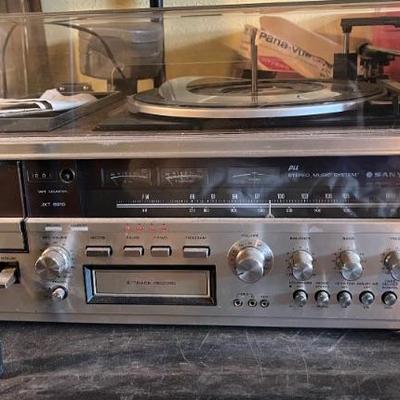 Vintage Sanyo JXT 6910 Stereo Music System 